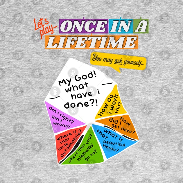 Let's Play Once In A Lifetime Cootie Catcher by darklordpug